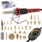 Stalwart 29Piece Wood Burning Kit with Tips Stamps Case 25W Tool DIY for Adults